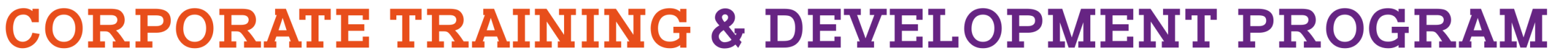 Corporate Training text image